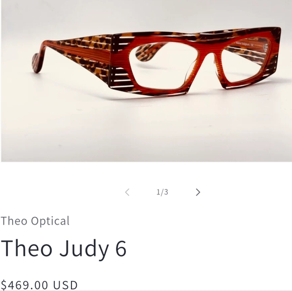 Theo Judy Black and White Acrylic Reading Eyeglasses - Picture 4 of 13